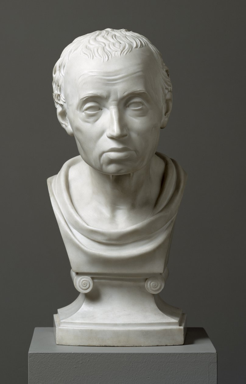 Emmanuel Kant (1724-1804) portréja, 1801 (márvány) alkotó: Friedrich Hagemann