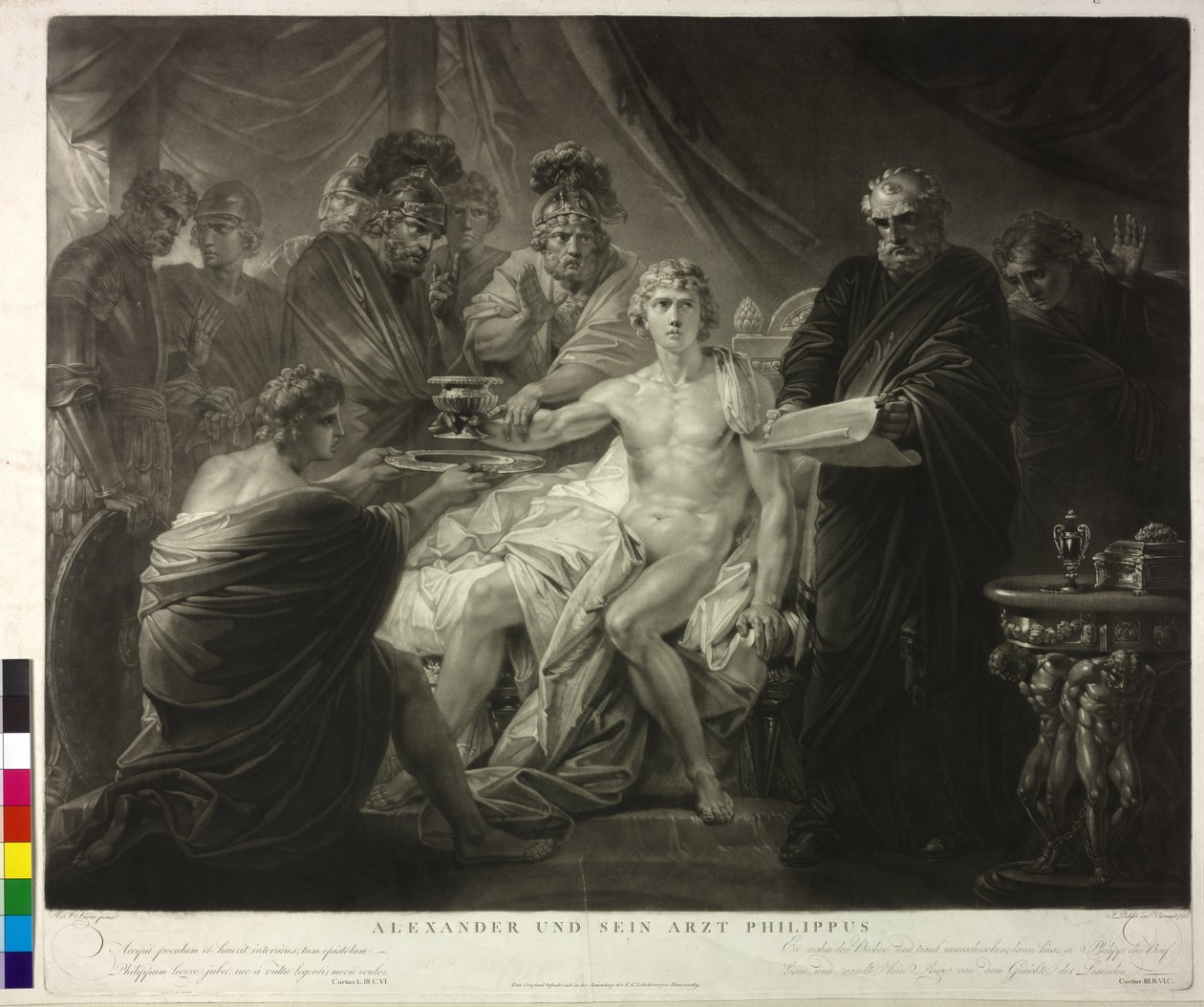 Nagy Sándor és orvosa, Fülöp alkotó: Friedrich Heinrich Fuger