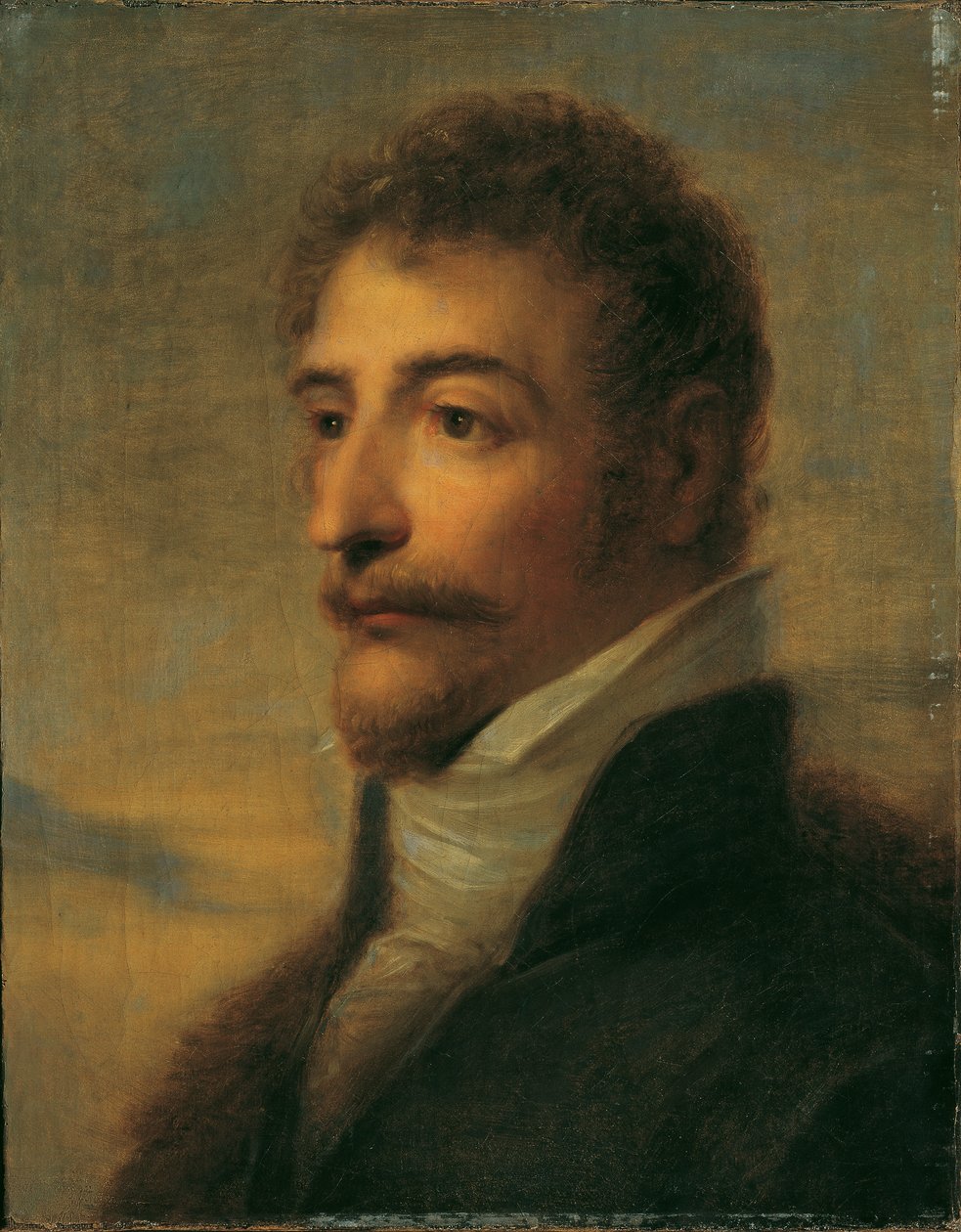 Egy szakállas férfi mellszobra alkotó: Friedrich Heinrich Fuger