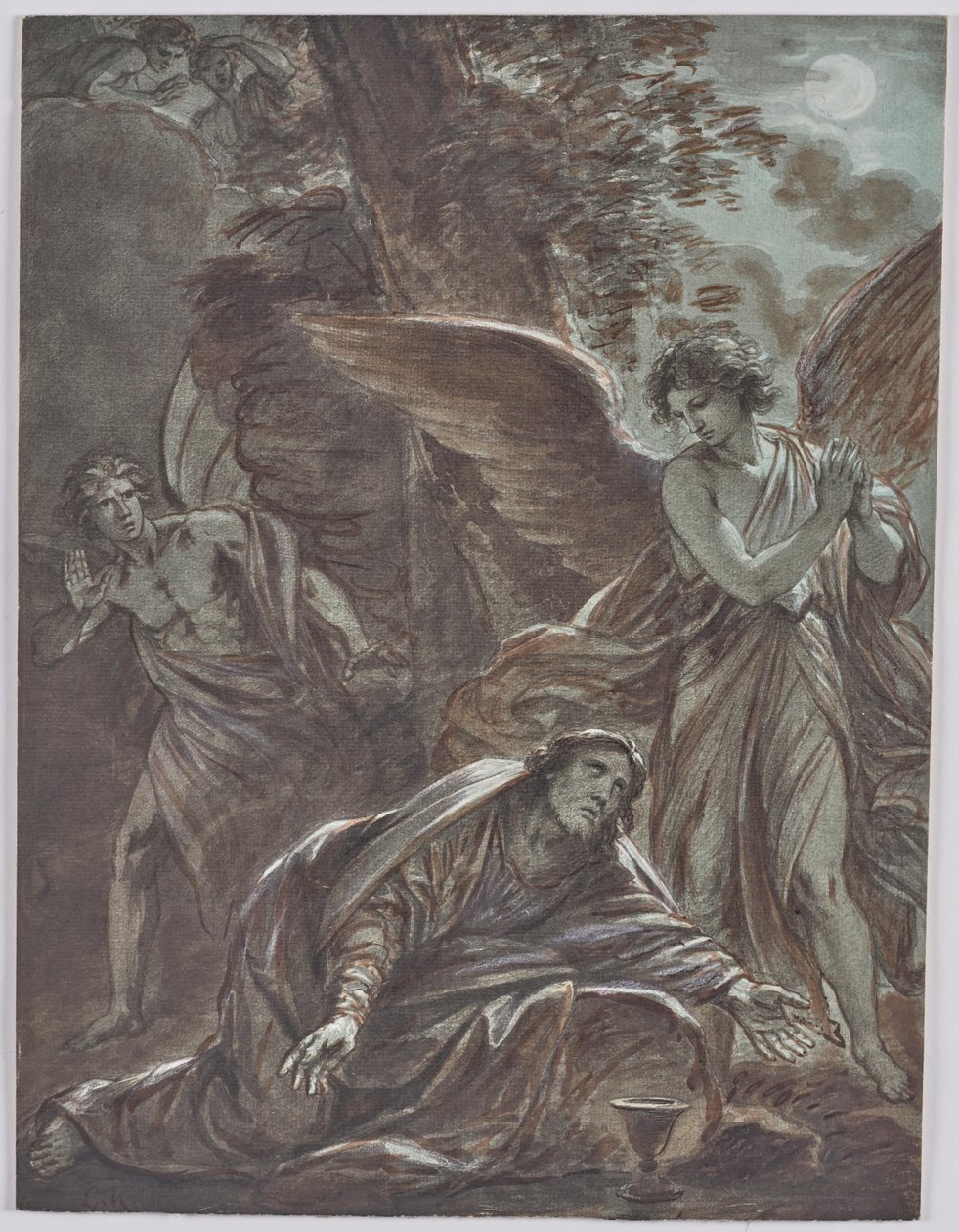 Krisztus az Olajfák hegyén alkotó: Friedrich Heinrich Fuger