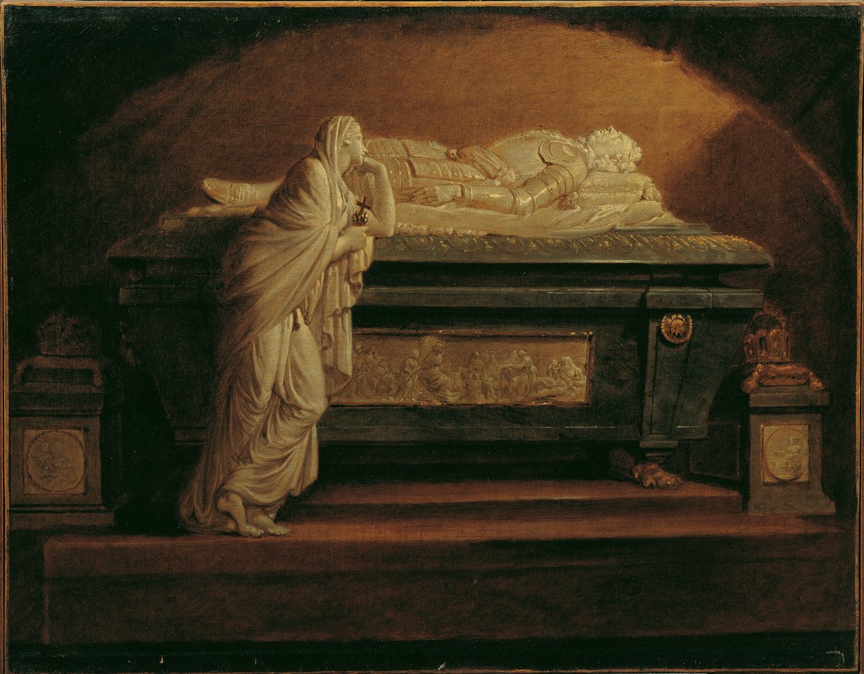 II. Lipót császár sírja Franz Anton Zaunertől az Ágoston-templomban alkotó: Friedrich Heinrich Fuger