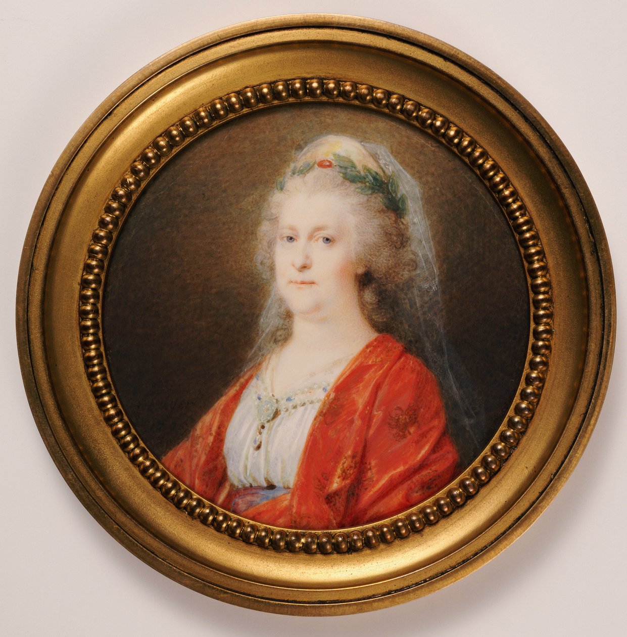 Nagy Katalin cárnő portréminiatűrje alkotó: Friedrich Heinrich Fuger