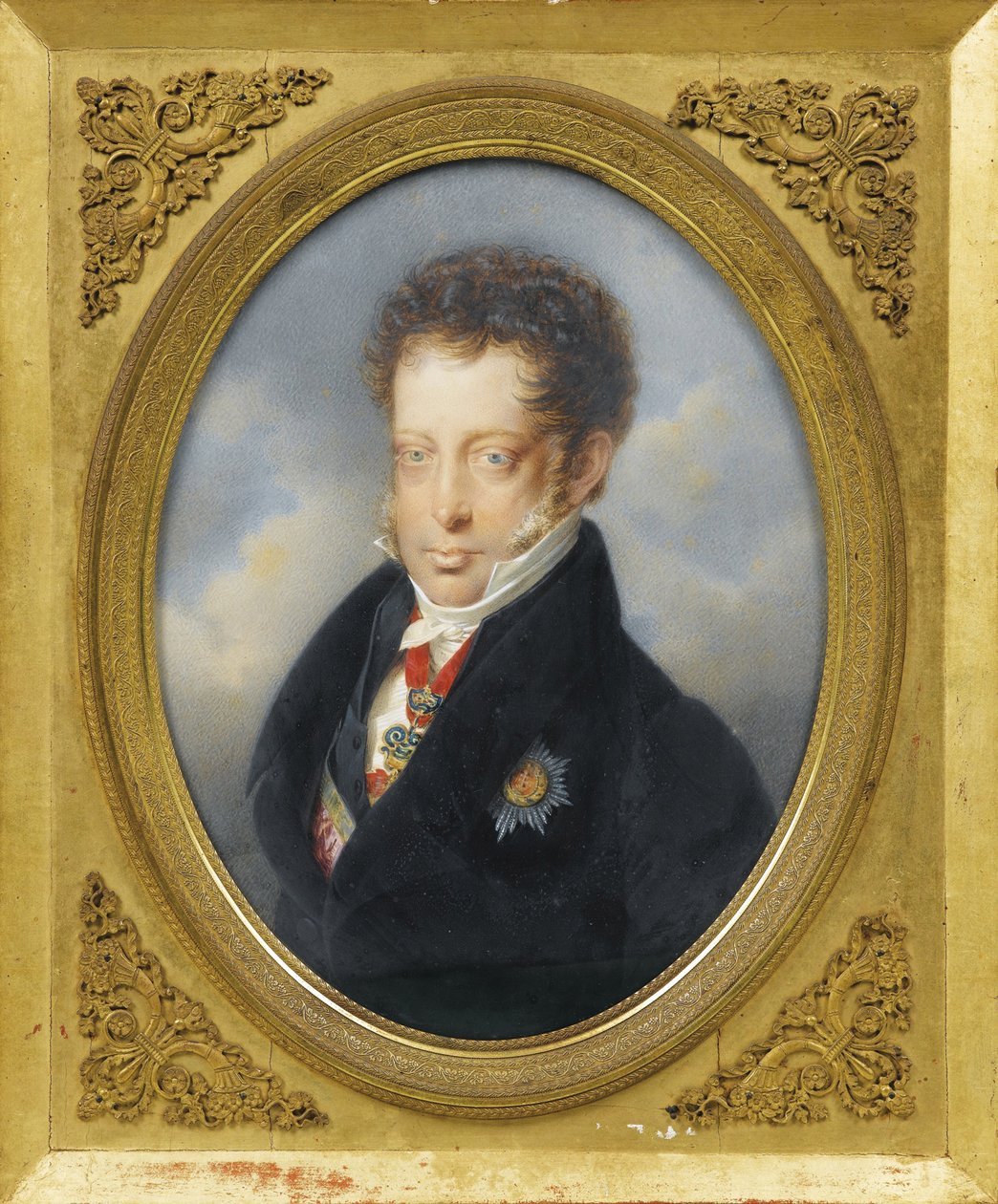 Lajos osztrák főherceg (1784-1864) par Lieder, Friedrich Johan Gottlieb (1780-1859), c. 1823 - Akvarell, Gouache, karton, 21,2x16 - Magángyűjtemény alkotó: Friedrich Johann Gottlieb Lieder