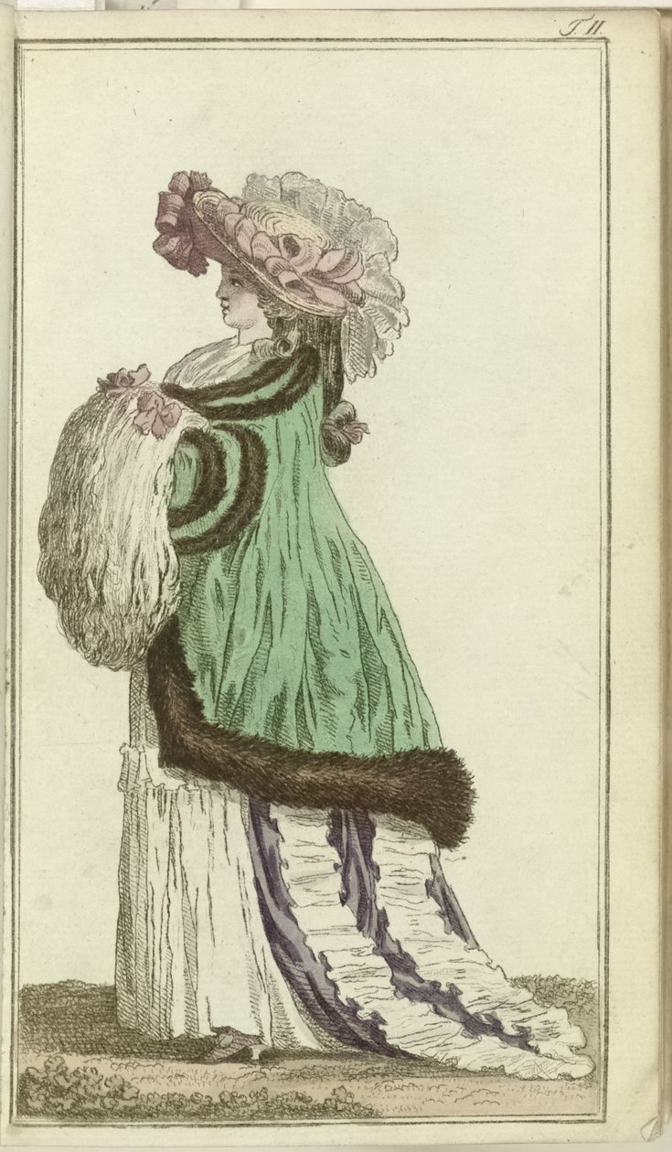 Journal of Luxury and Fashions 1786, I. kötet, T. 2 alkotó: Friedrich Justin Bertuch