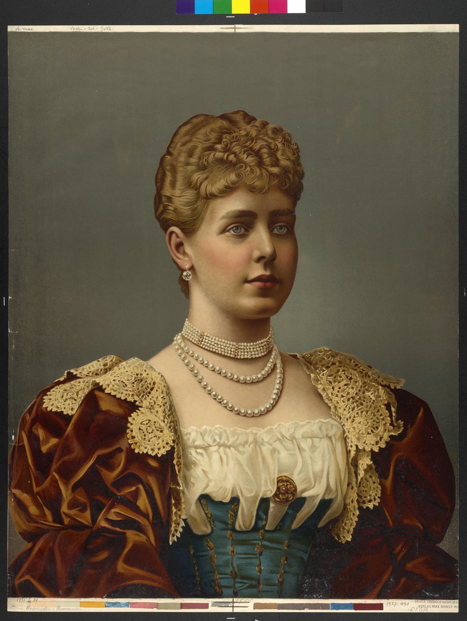 Szász hercegnő - Coburg-Gotha Mary alkotó: Friedrich Kaiser