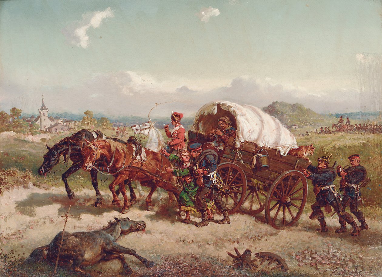 Visszatérve a csatából alkotó: Friedrich Kaiser