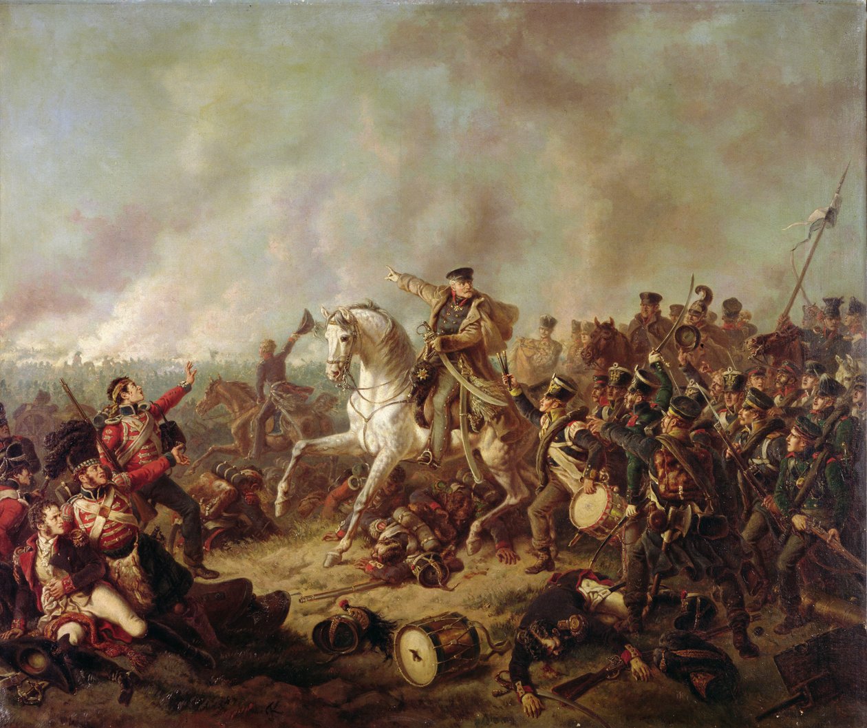 A Waterloo-i csata alkotó: Friedrich Kaiser