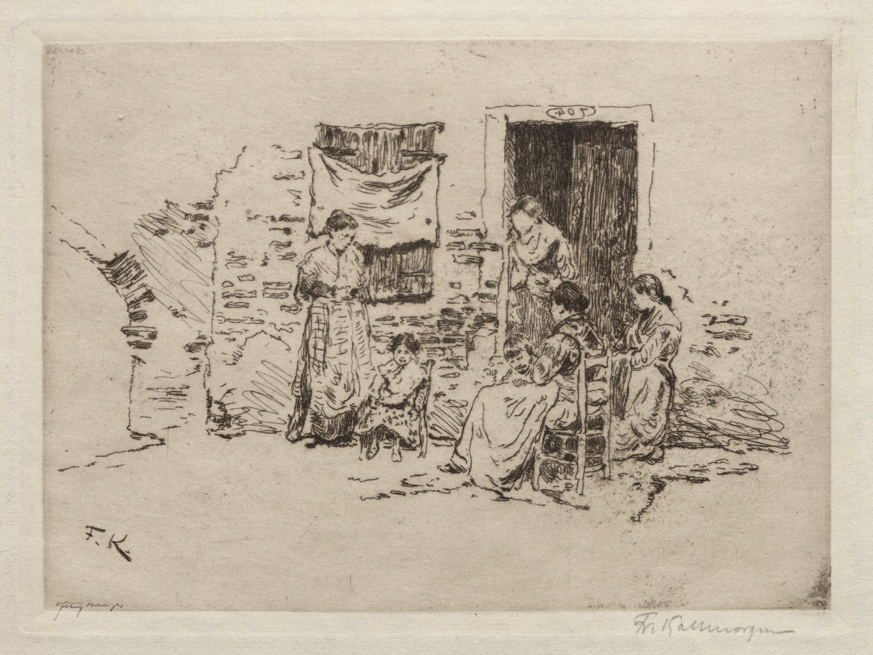 Chioggia. alkotó: Friedrich Kallmorgan