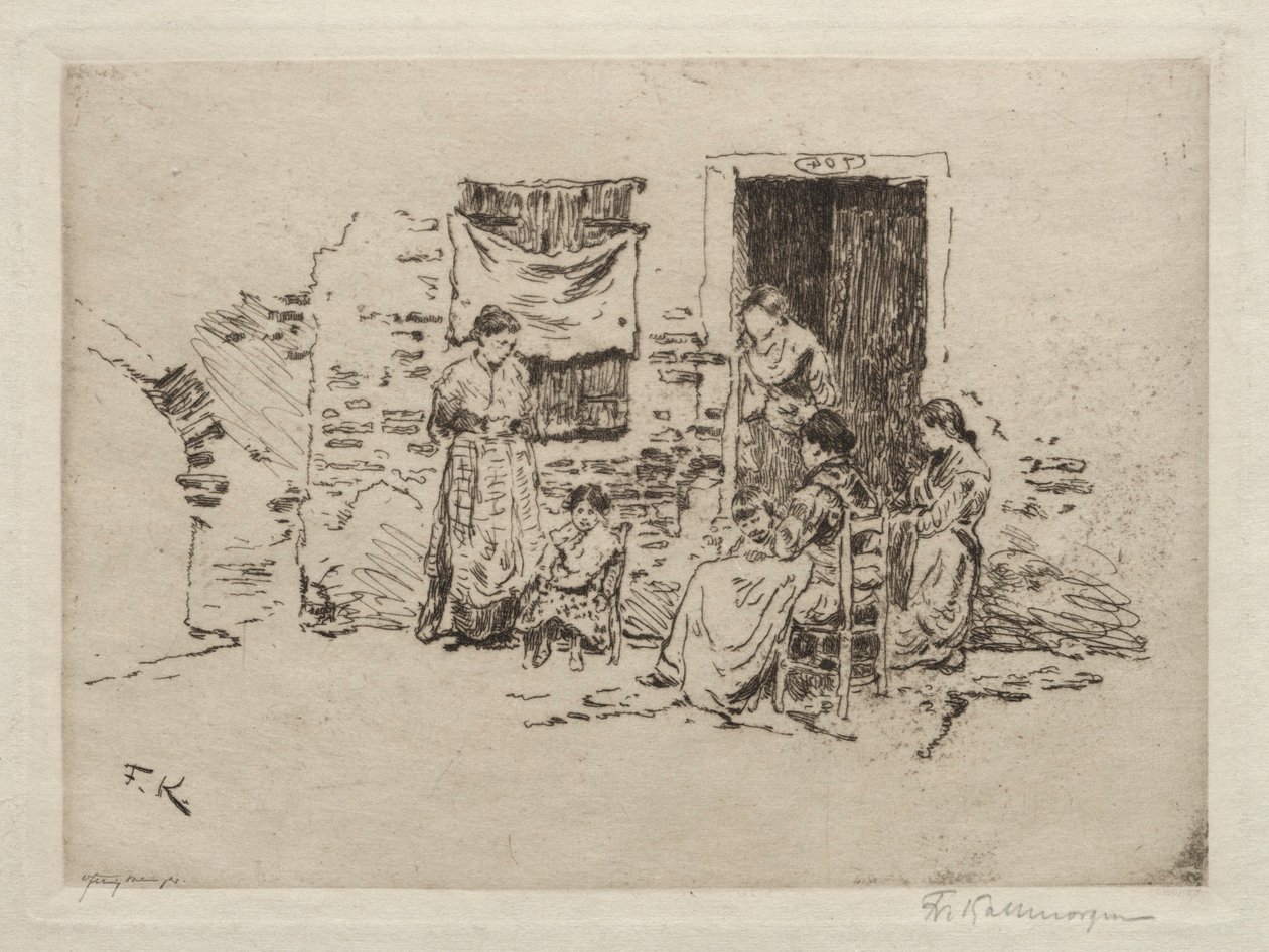 Chioggia alkotó: Friedrich Kallmorgan
