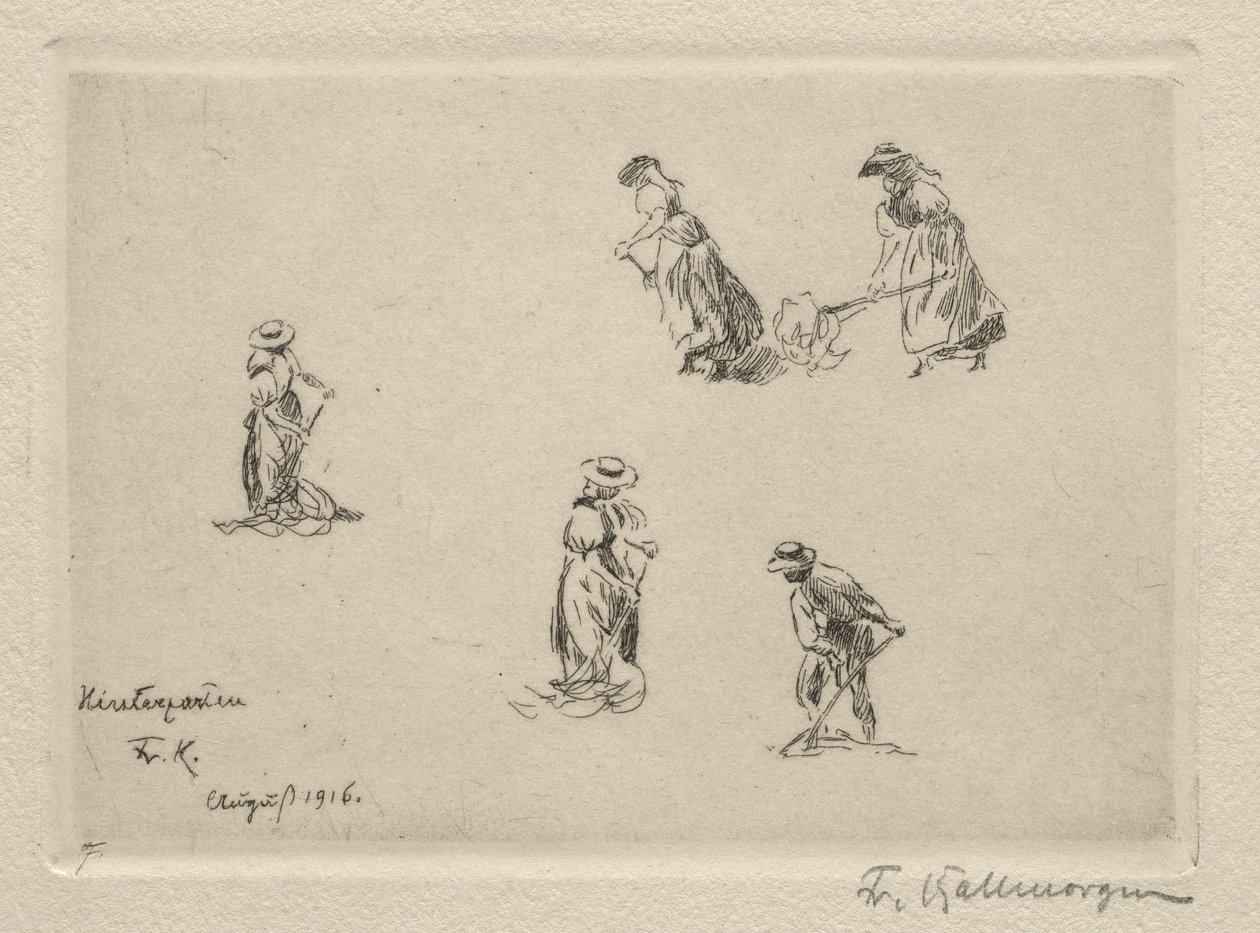 Haymakers, 1916. alkotó: Friedrich Kallmorgan