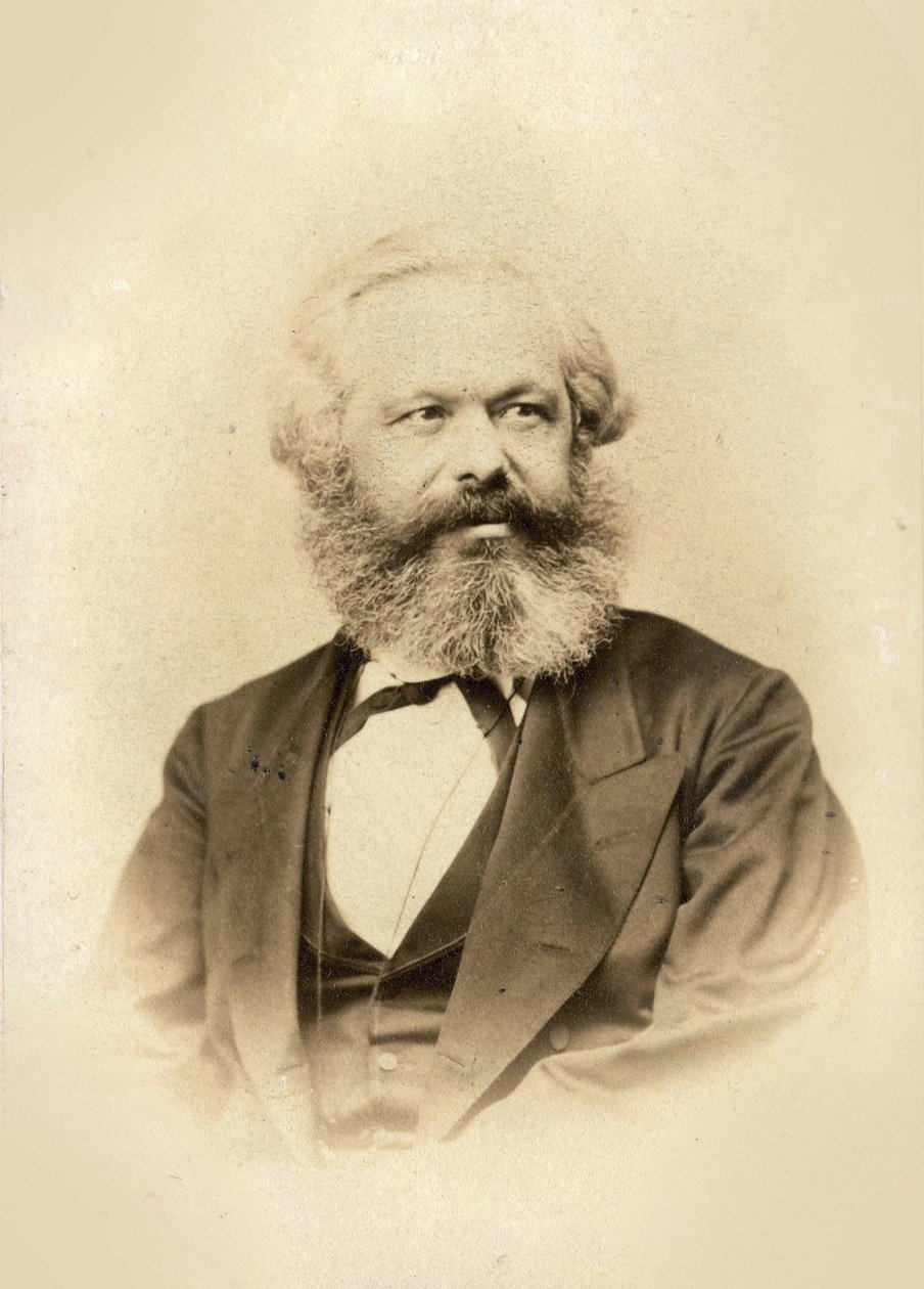 Karl Marx (1818-1883) portréja, Wunder, Friedrich Karl (1815-1893). Albumin Photo alkotó: Friedrich Karl Wunder