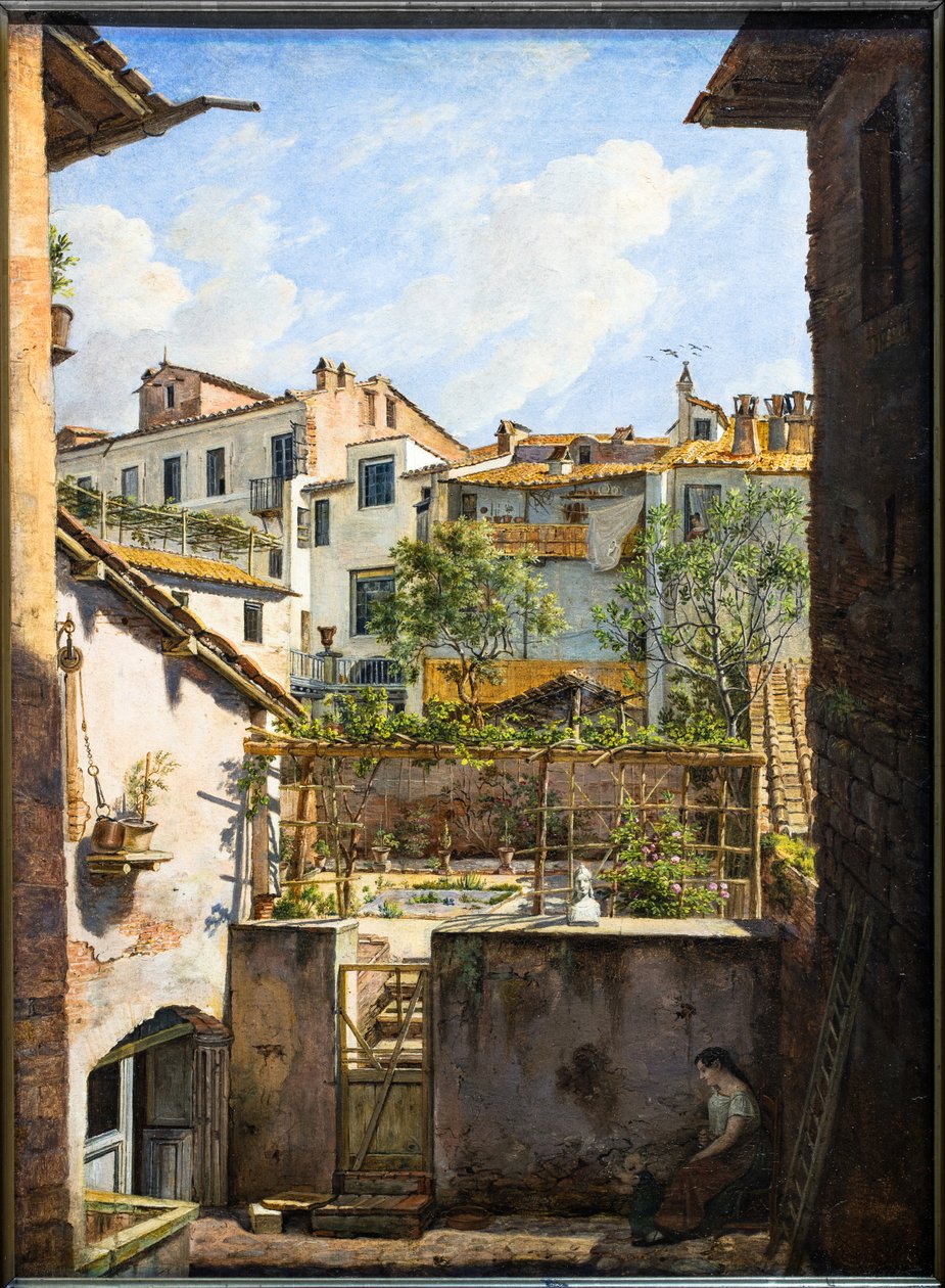 Olasz hátsó udvarok alkotó: Friedrich Moosbrugger