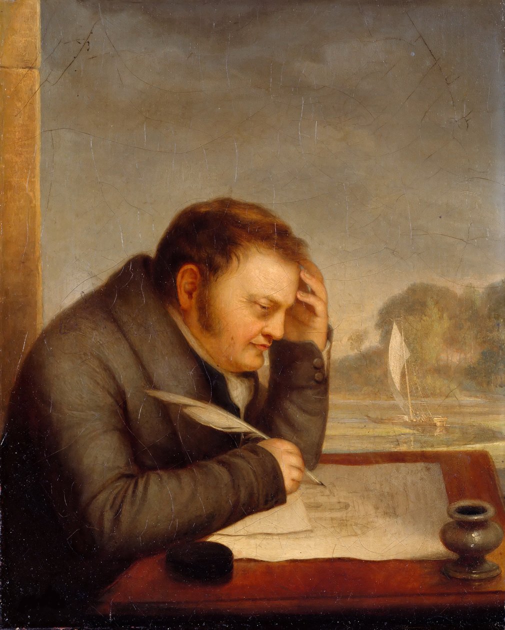 Karl Friedrich von Rumohr portréja 1785-1843, 1823-1827. alkotó: Friedrich Nerly
