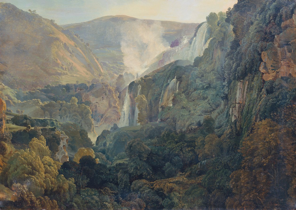 Terni vízesései alkotó: Friedrich Nerly d. Ä.