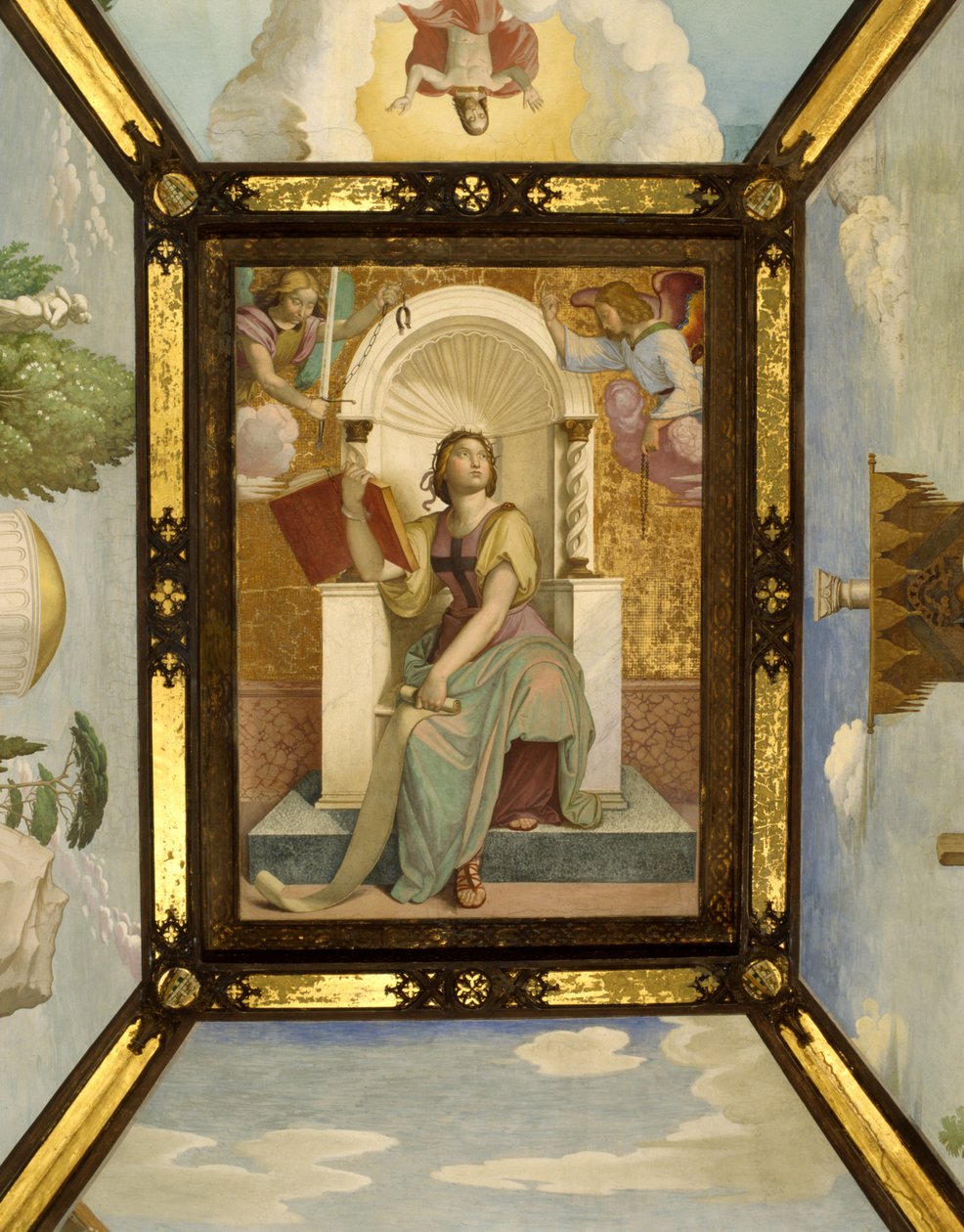 Jeruzsálem allegóriája kézbesítve alkotó: Friedrich Overbeck