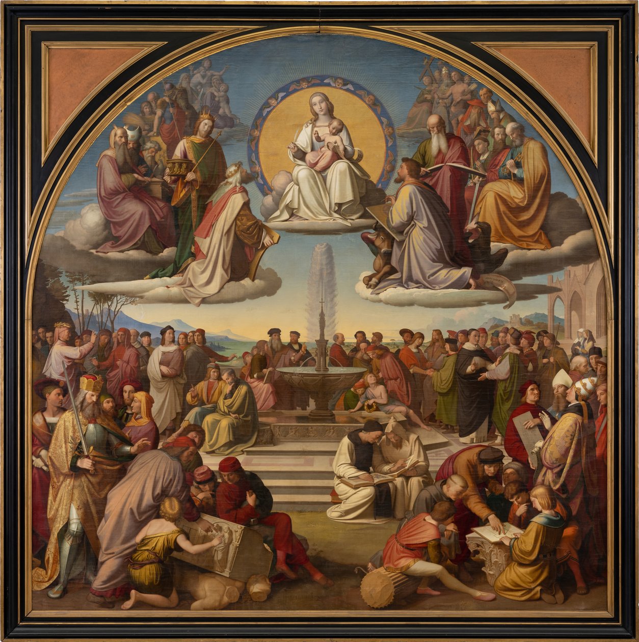 A vallás diadala a művészetekben alkotó: Friedrich Overbeck