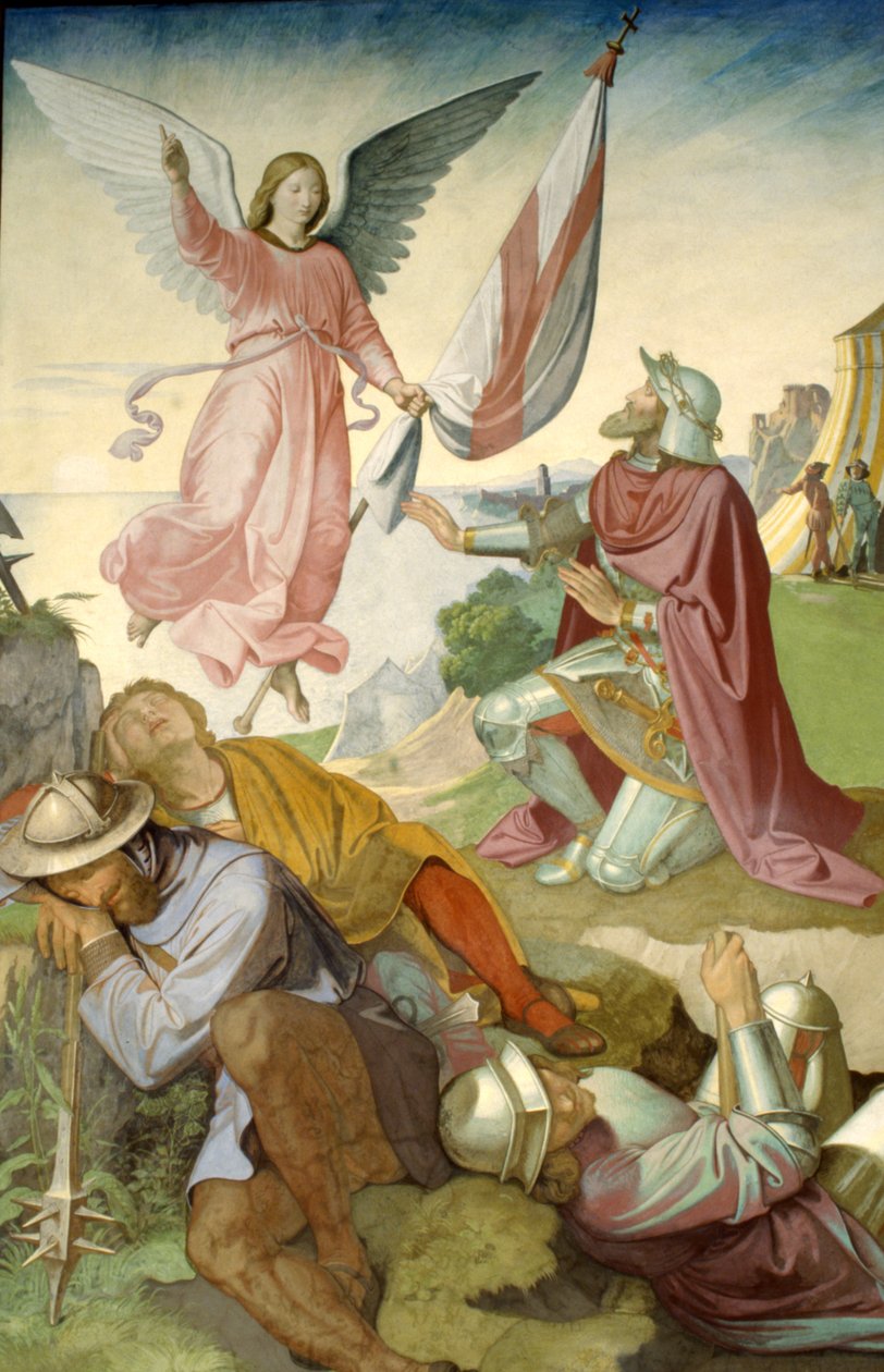 Godfrey of Bouillon látomása alkotó: Friedrich Overbeck