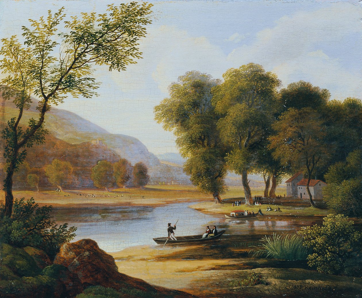 Bárka a tájban alkotó: Friedrich Philipp Reinhold