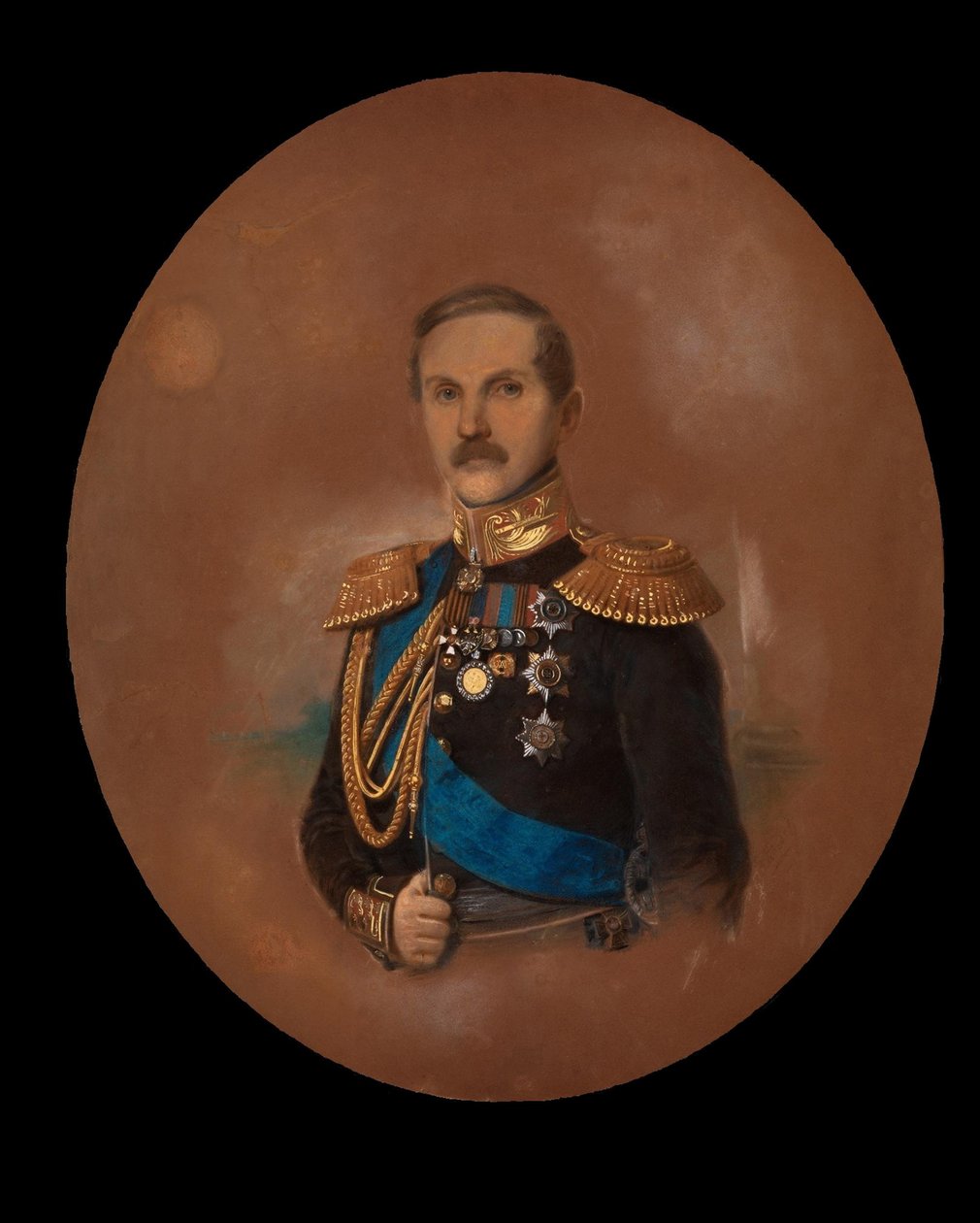 Pjotr Kleinmichel gróf portréja 1793-1869 alkotó: Friedrich Randel