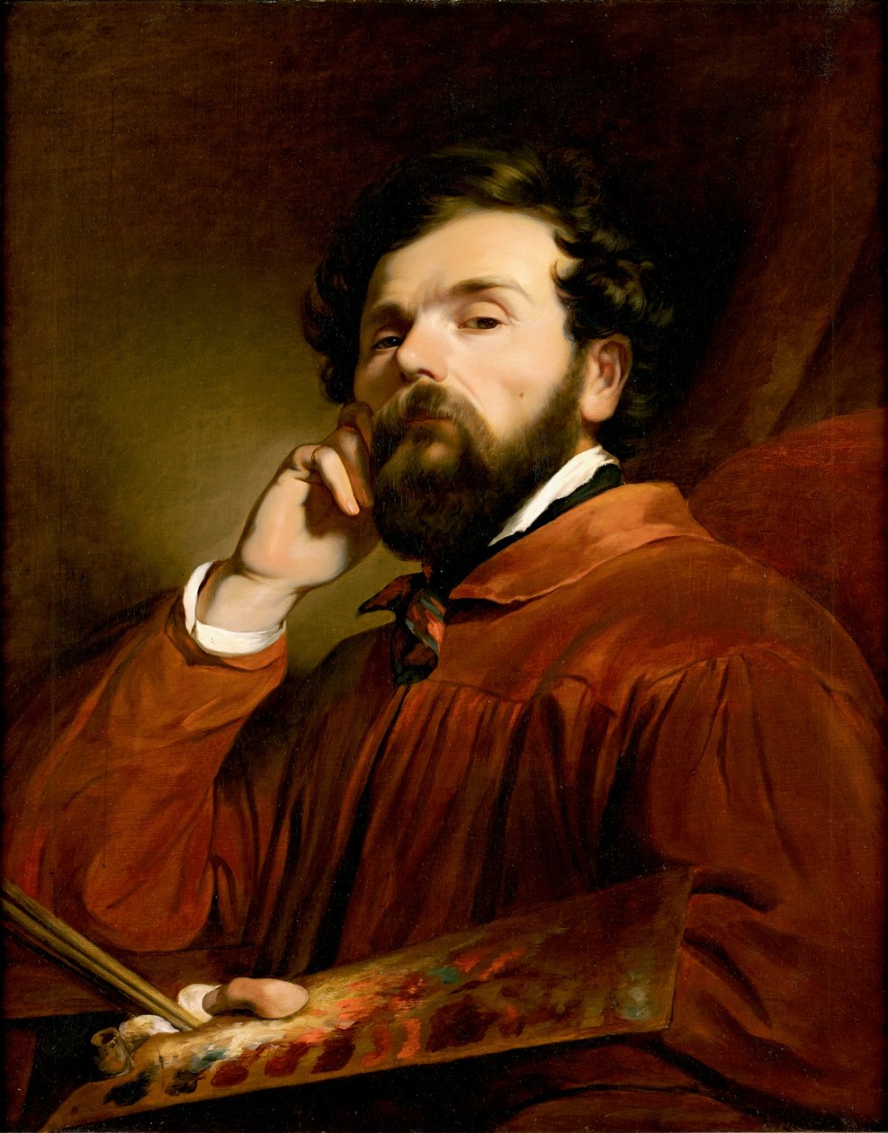 Önarckép, 1846 után. alkotó: Friedrich Ritter von Amerling