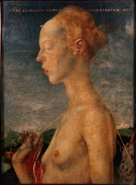 Diana a vadász (olaj) alkotó: Friedrich Stahl