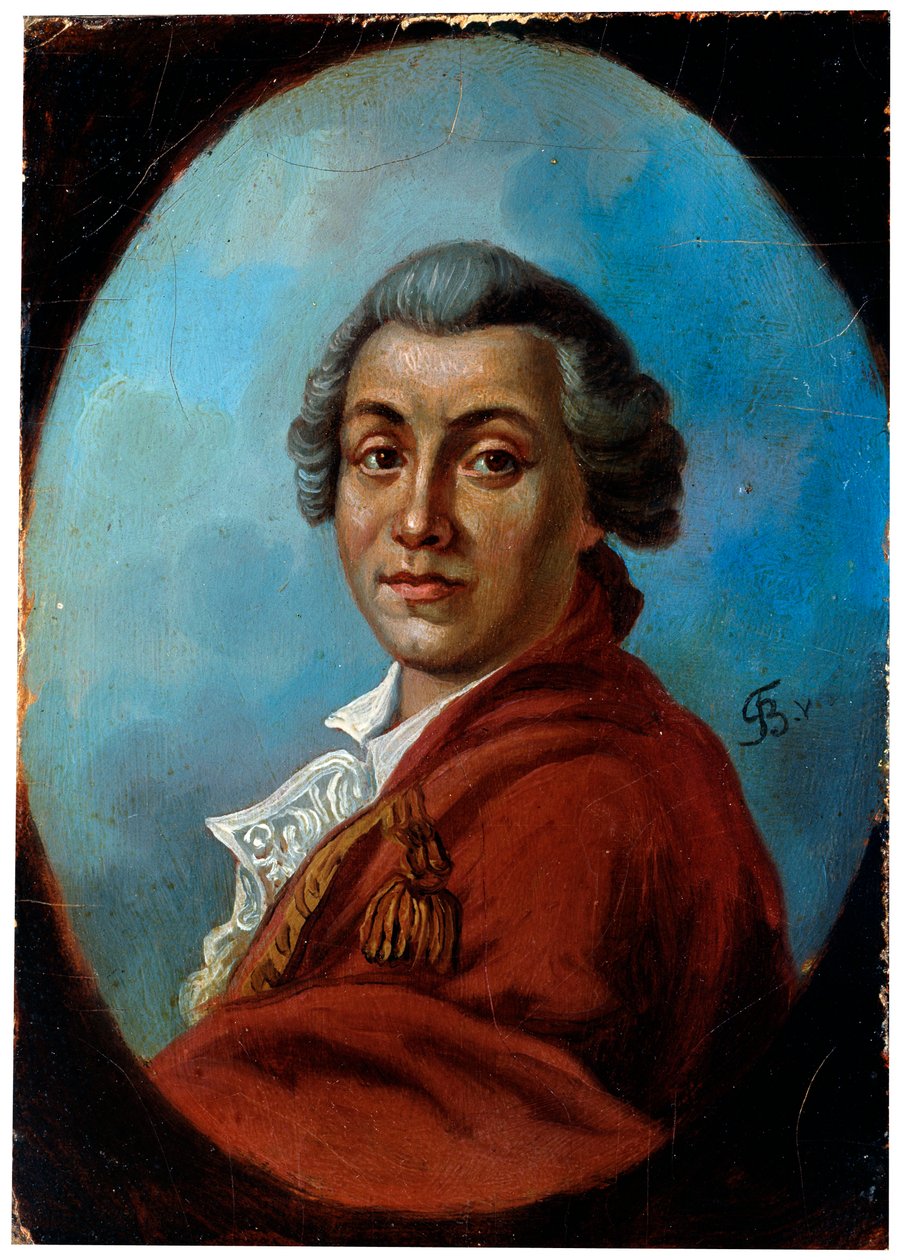 Alekszandr Sumarokov költő portréja, 1798 alkotó: Friedrich Tischbein