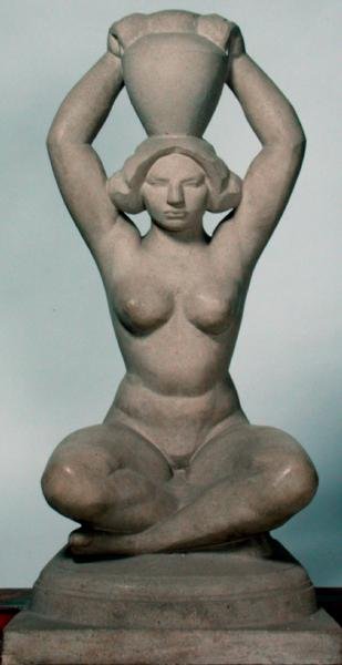 Kancsóhordozó, 1912 alkotó: Friedrich Wield