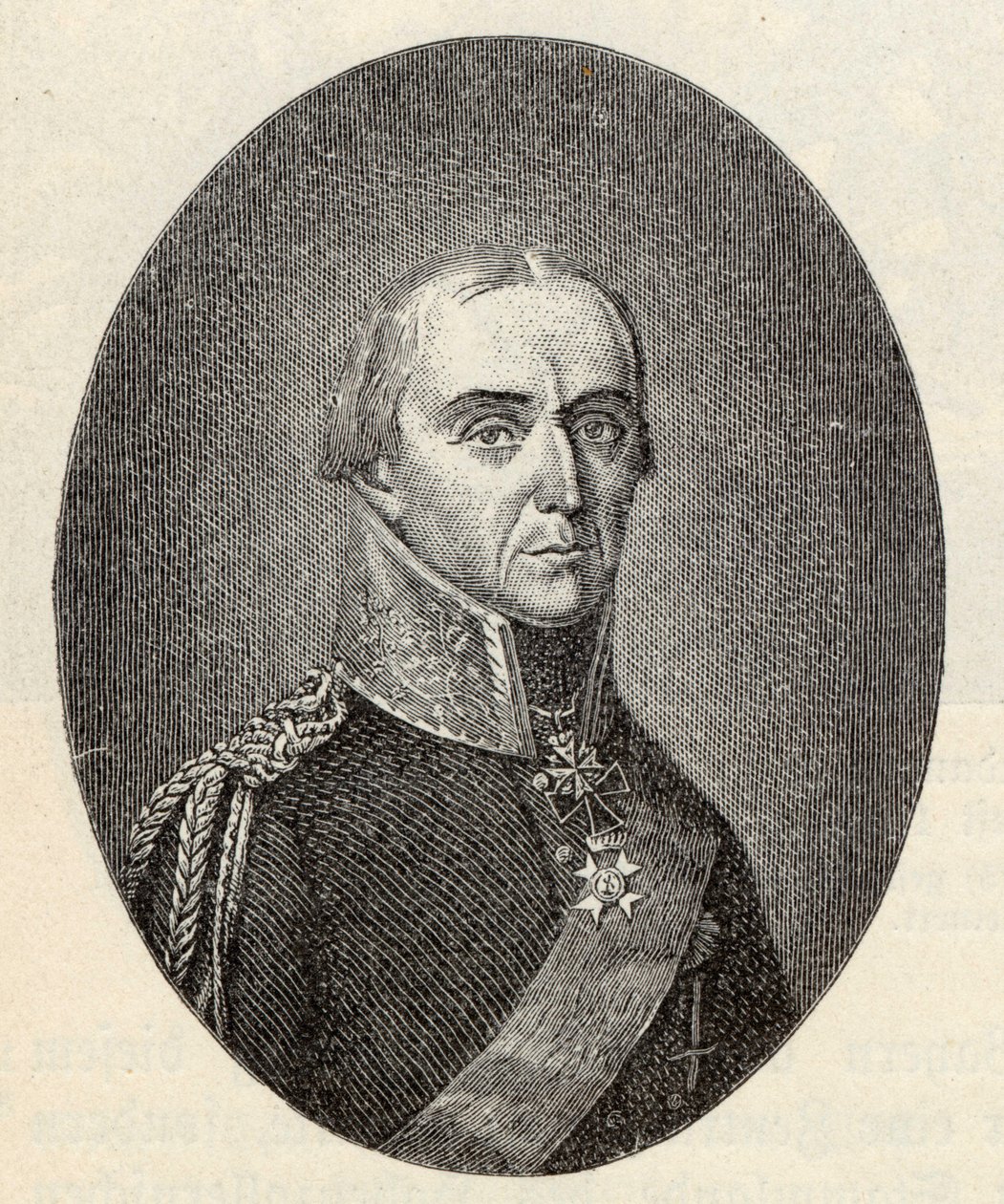 Friedrich Wilhelm Graf Bülow von Dennewitz 1755-1816. alkotó: Friedrich Wilhelm Bollinger
