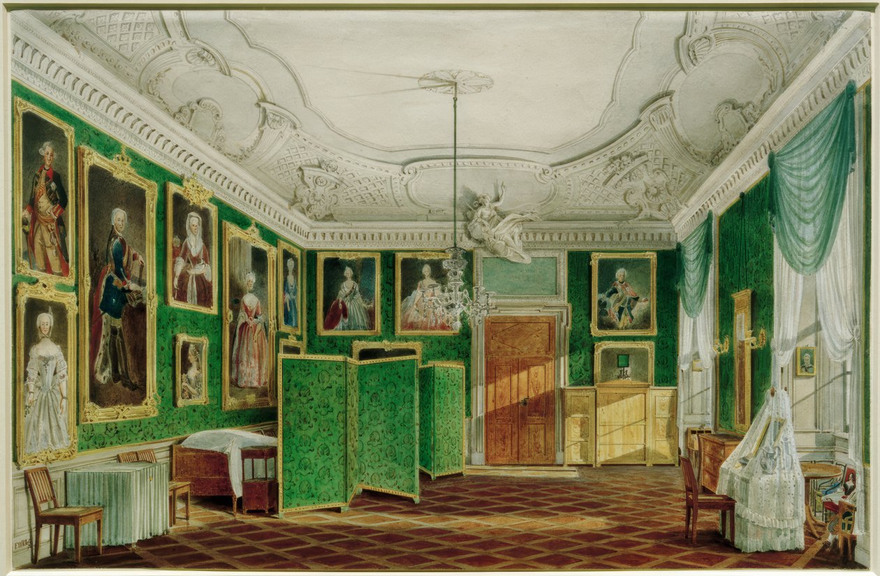 Berl. Városi palota, Marie hercegnő hálószobája alkotó: Friedrich Wilhelm Klose