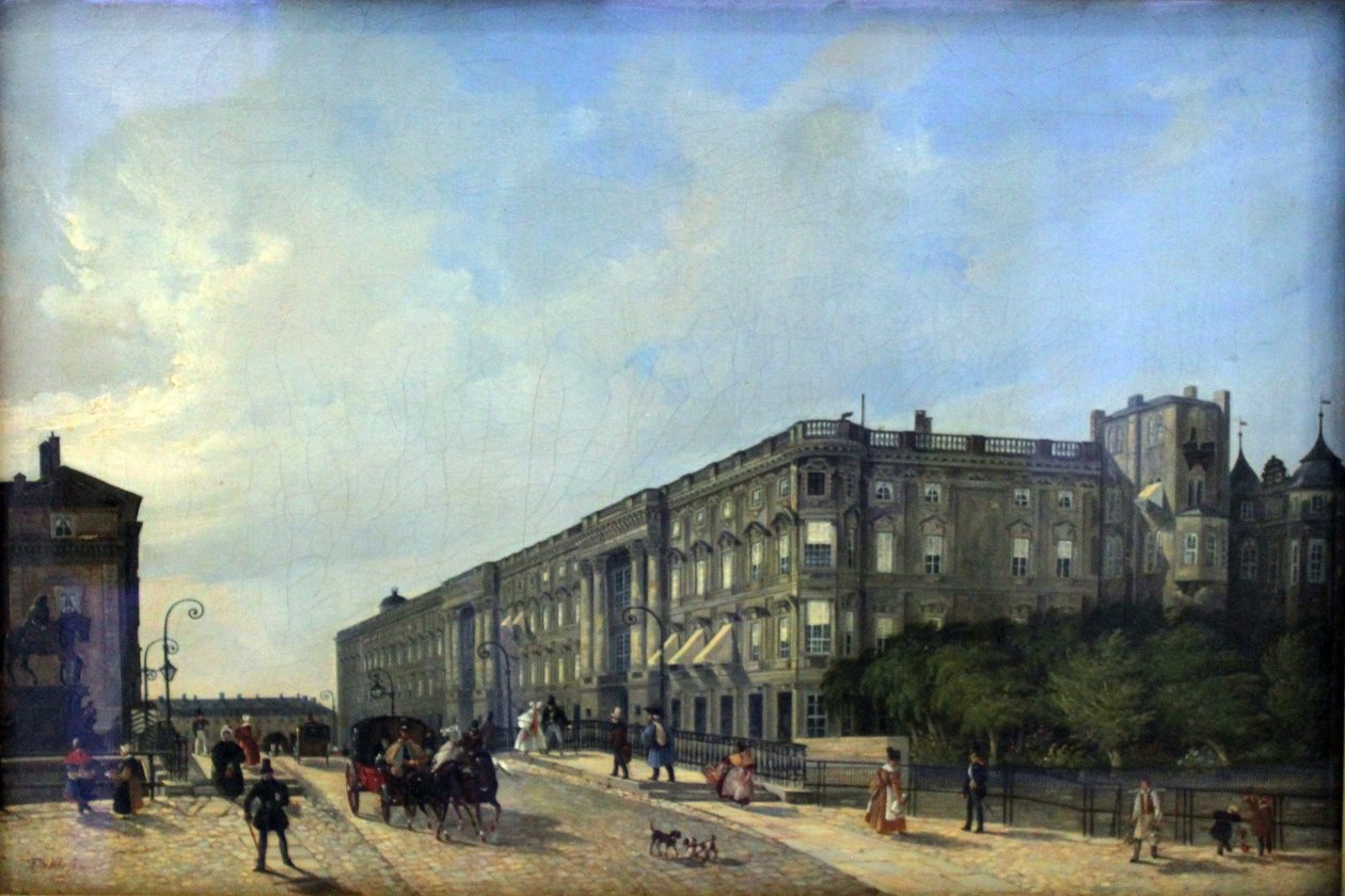 Berlini kastély és a Hosszú híd alkotó: Friedrich Wilhelm Klose