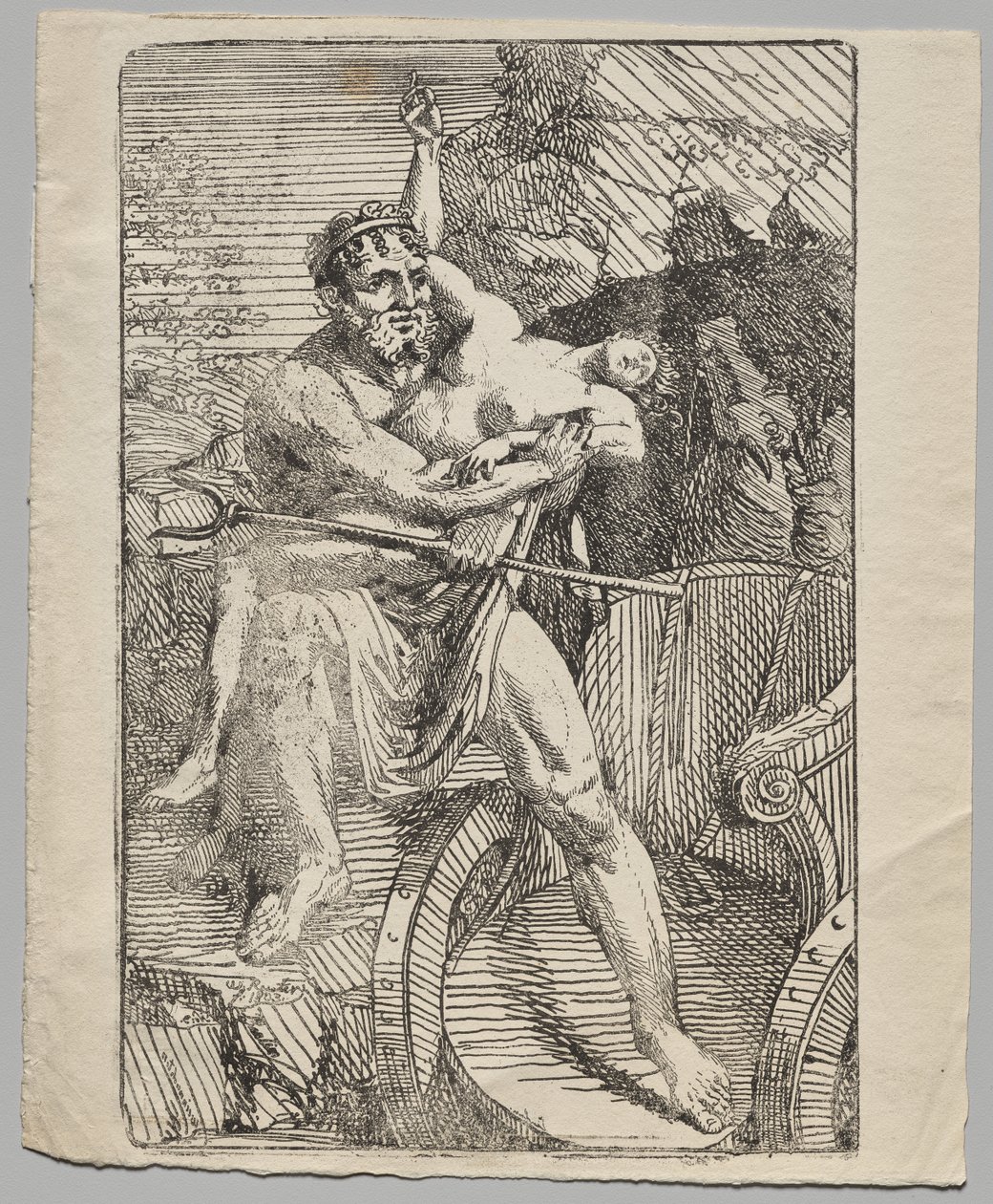 Proserpina elrablása Plútó által (2. verzió) alkotó: Friedrich Wilhelm Reuter