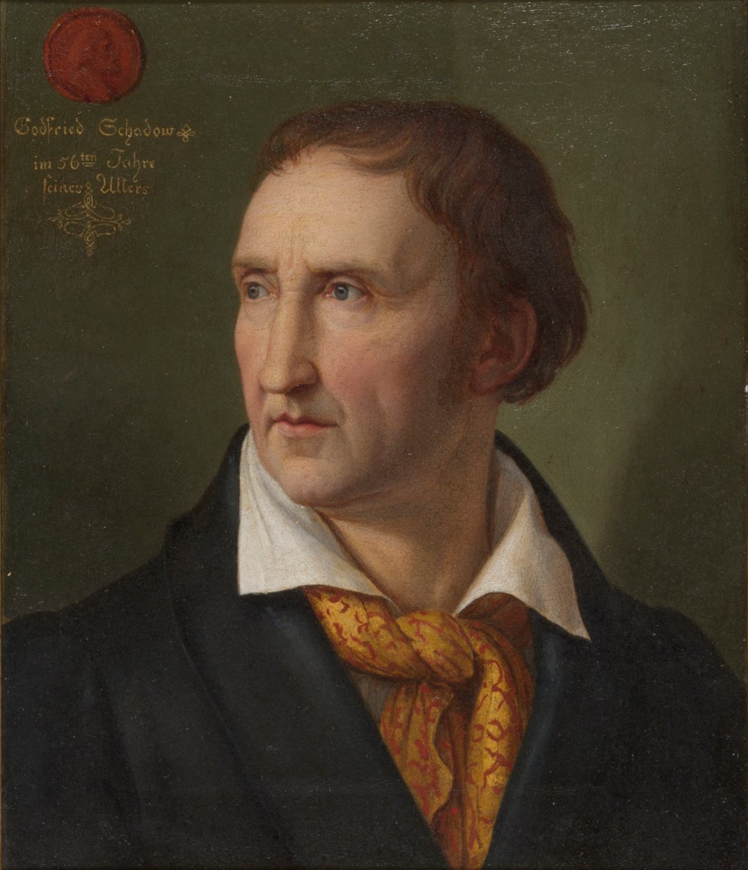 Johann Gottfried Schadow portréja 1764-1850, 1819. alkotó: Friedrich Wilhelm von Schadow