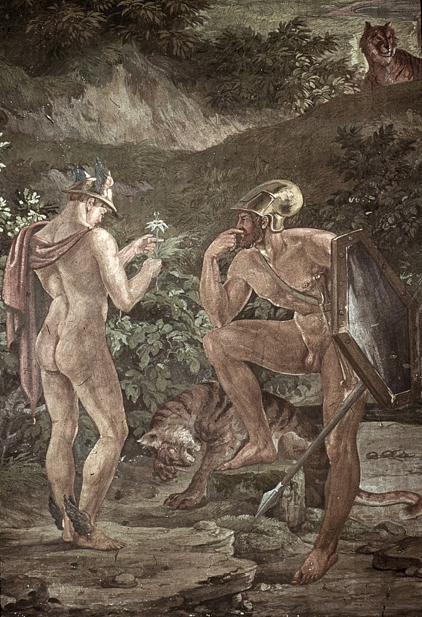 Odüsszeusz Circe szigetén, Jelenetek az Odüsszeiából alkotó: Friedrich the Elder Preller