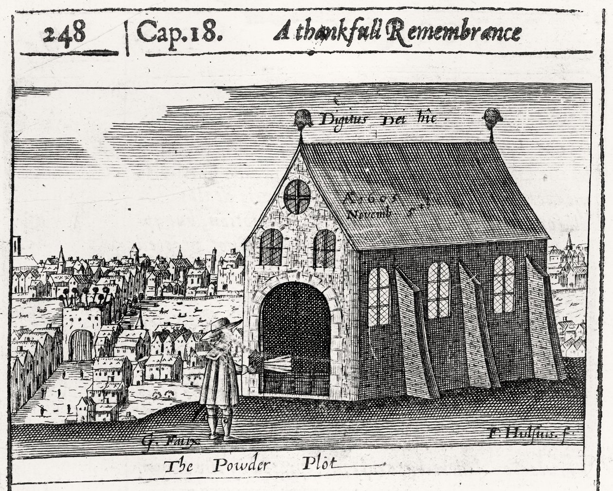 Hálás emlékezet a poros cselekményre, 1605. november 5 alkotó: Friedrich van Hulsen