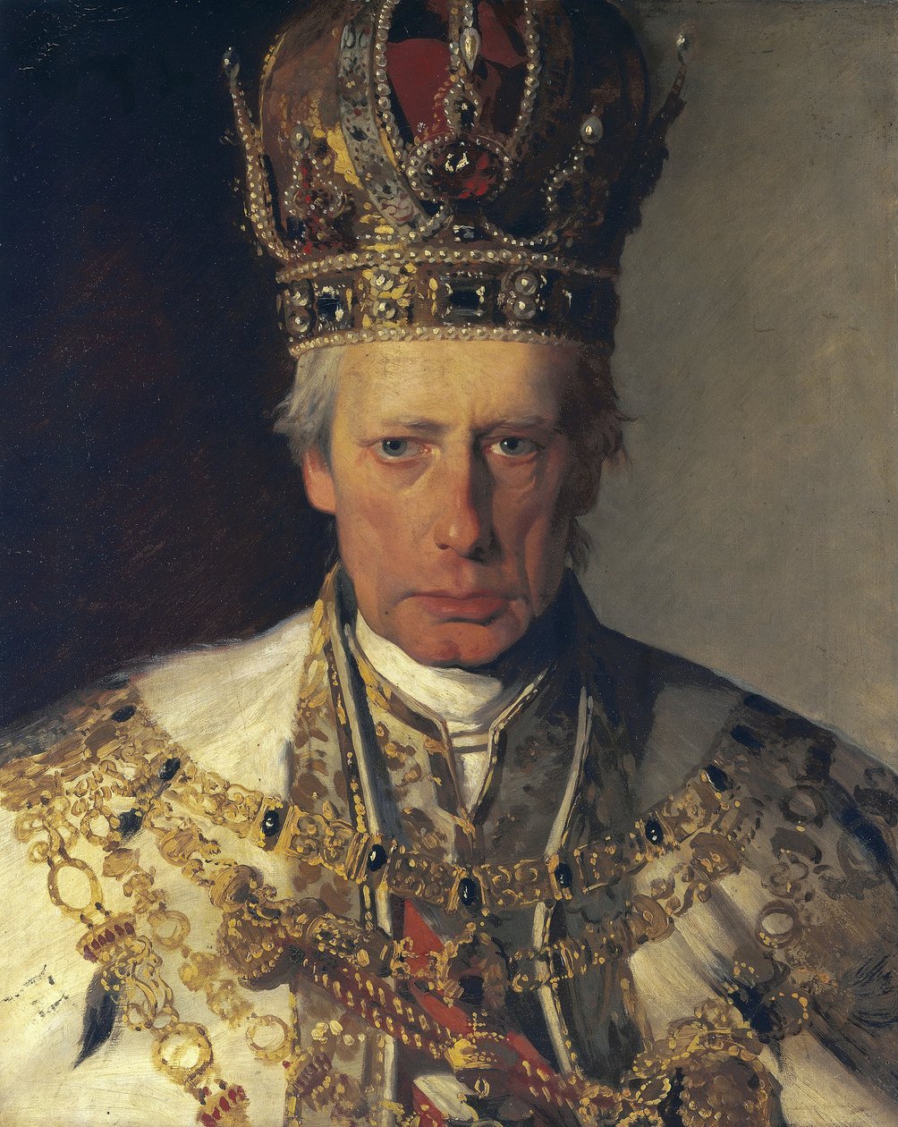 I. Ferenc osztrák császár alkotó: Friedrich von Amerling
