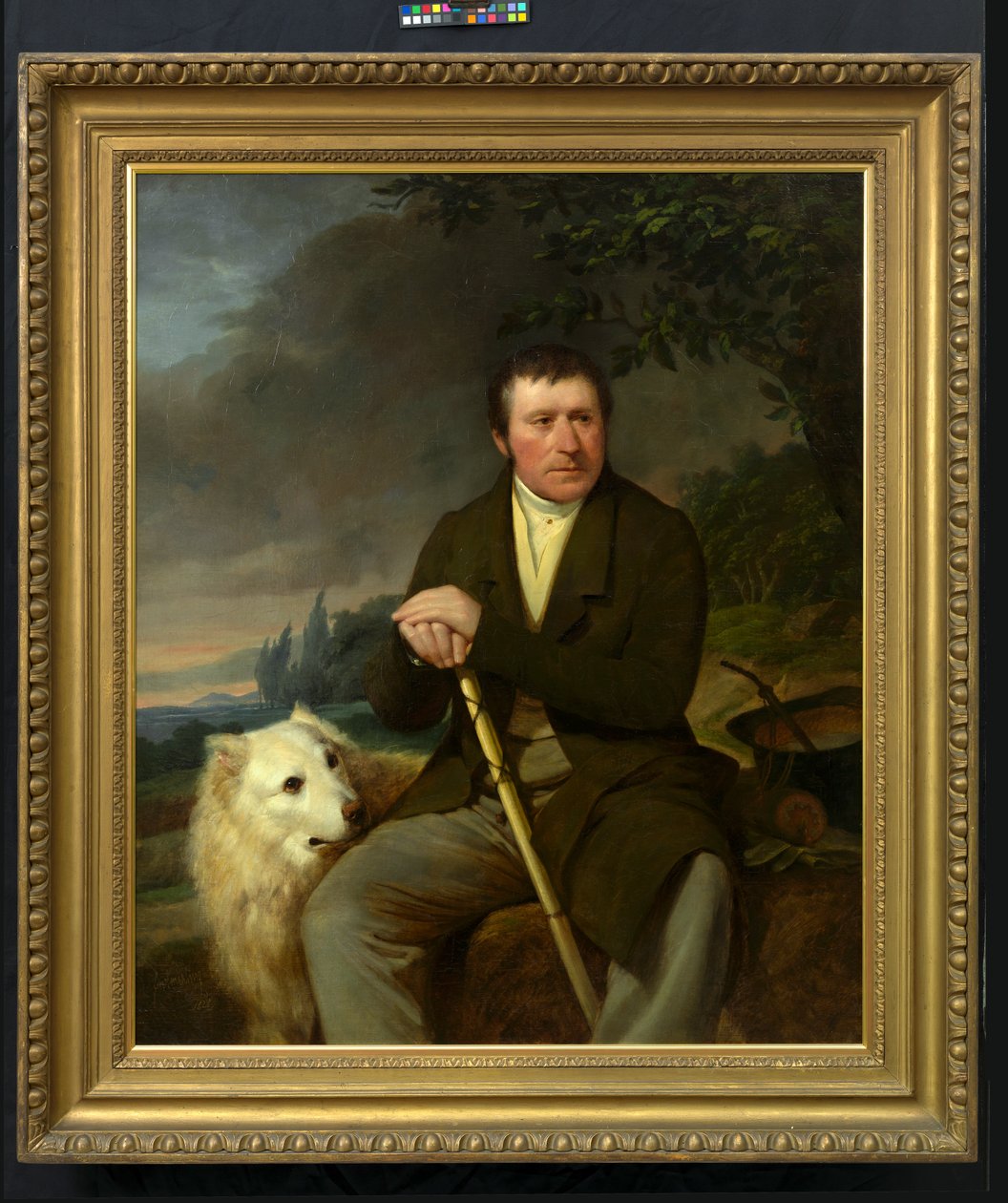 Friedrich Ludwig Müller, nagykereskedő és a döblingi szegényház alapítója alkotó: Friedrich von Amerling