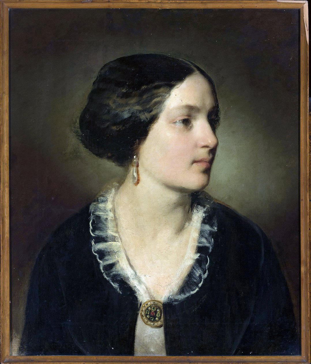 Katarzyna Potocka grófnő (1825-1907), sz. Branicka – Friedrich Ritter von Amerling (1803-1887) portréja. Olajfestmény alkotó: Friedrich von Amerling