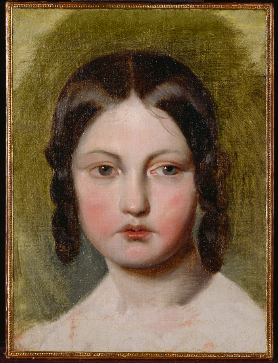 Fiatal lány portréja (olaj, vászon) alkotó: Friedrich von Amerling