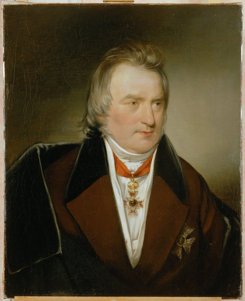 Dr. Ignaz Rudolf Bischoff von Altenstern professzor, az osztrák hadsereg főorvosa, Amerling korai mecénása ... (festmény, vászon) alkotó: Friedrich von Amerling