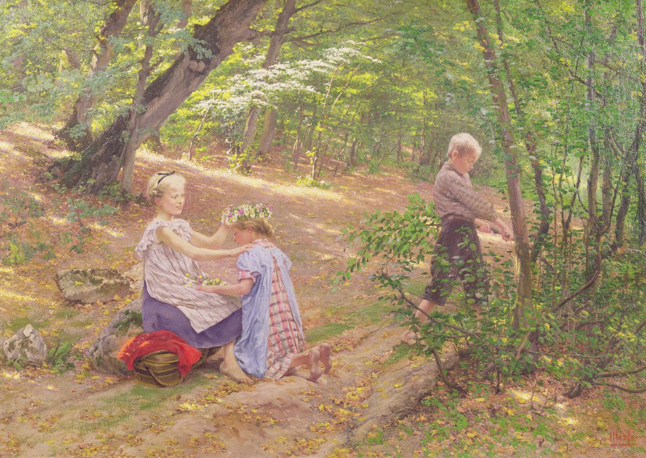 Virágfüzér, 19. század alkotó: Frigyes Friedrich Miess