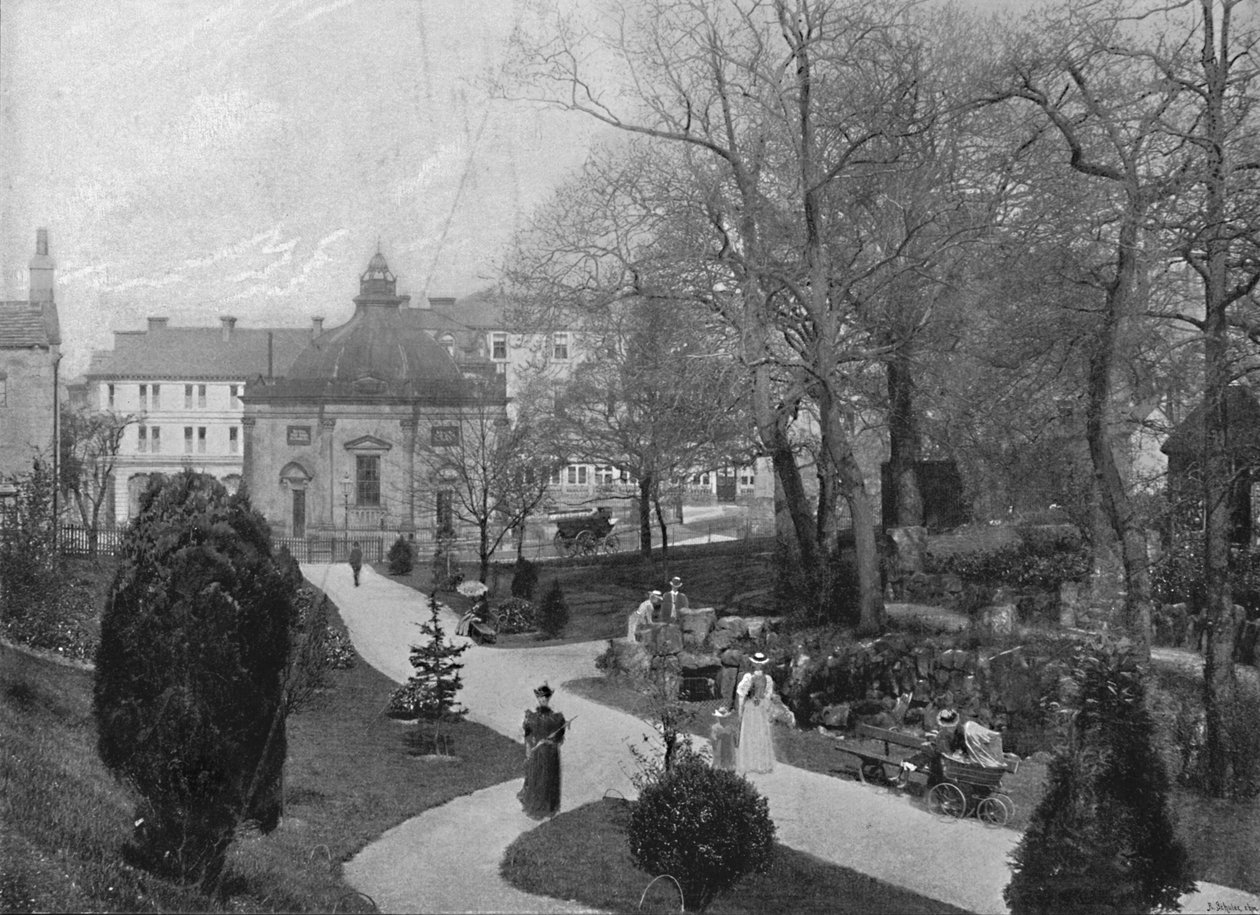 Harrogate: The Bog Gardens Sulphur Well, 1896 alkotó: Frith and Co