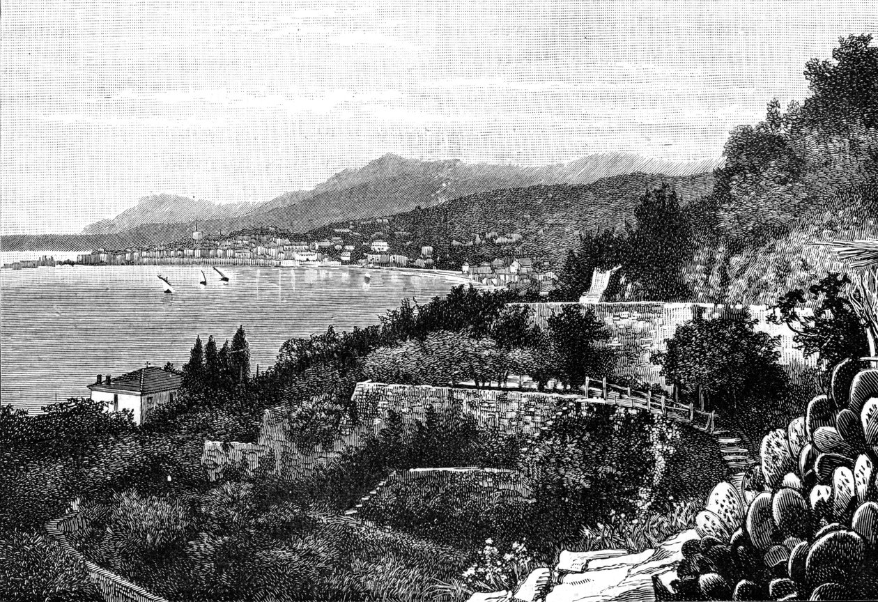 Mentone, 1900. alkotó: Frith and Co
