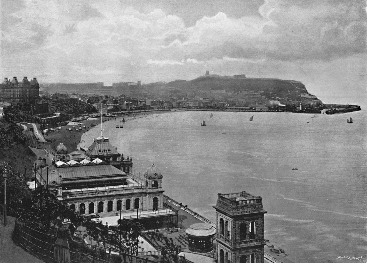 Scarborough: The South Bay and Spa, 1896 alkotó: Frith and Co