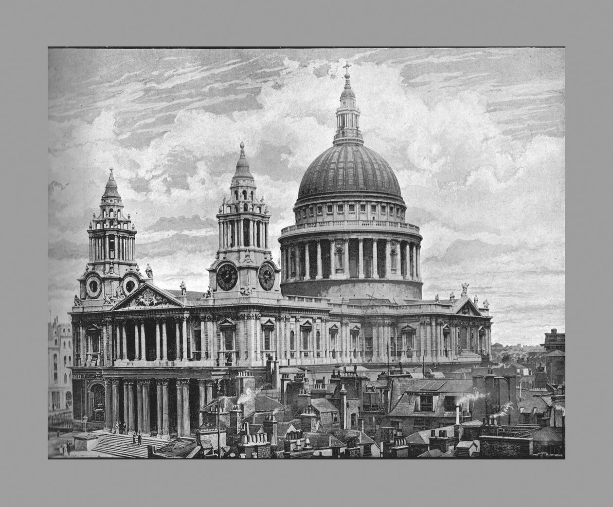 St. Pauls Cathedral, London, 1900 körül alkotó: Frith and Co