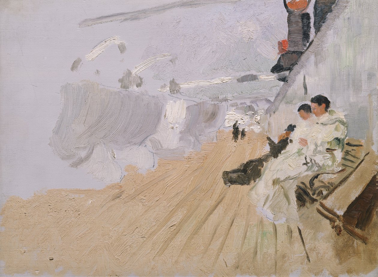 Szerzetesek a fedélzeten alkotó: Fritz Thaulow