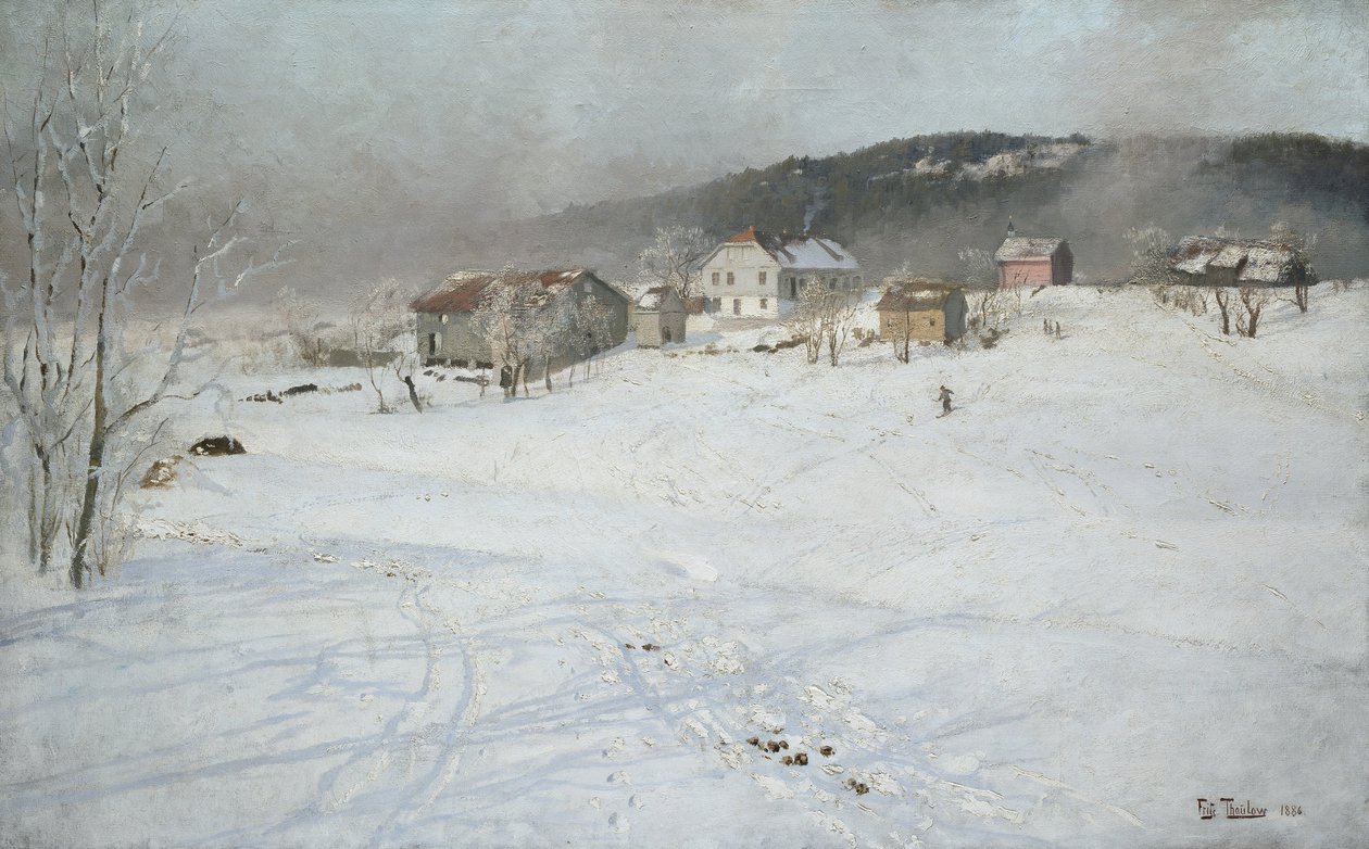 Téli alkotó: Fritz Thaulow