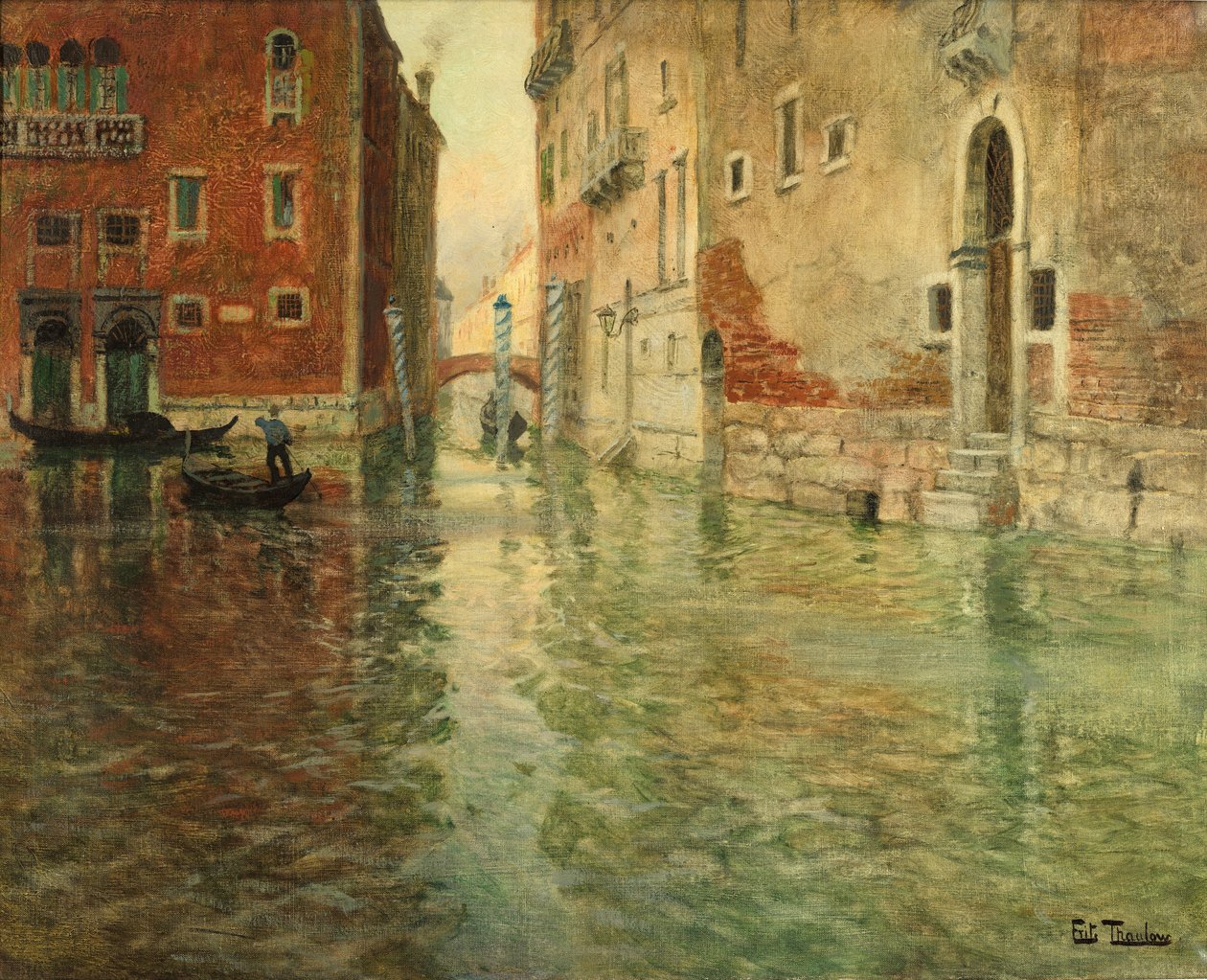 Velence környéke alkotó: Frits Thaulow