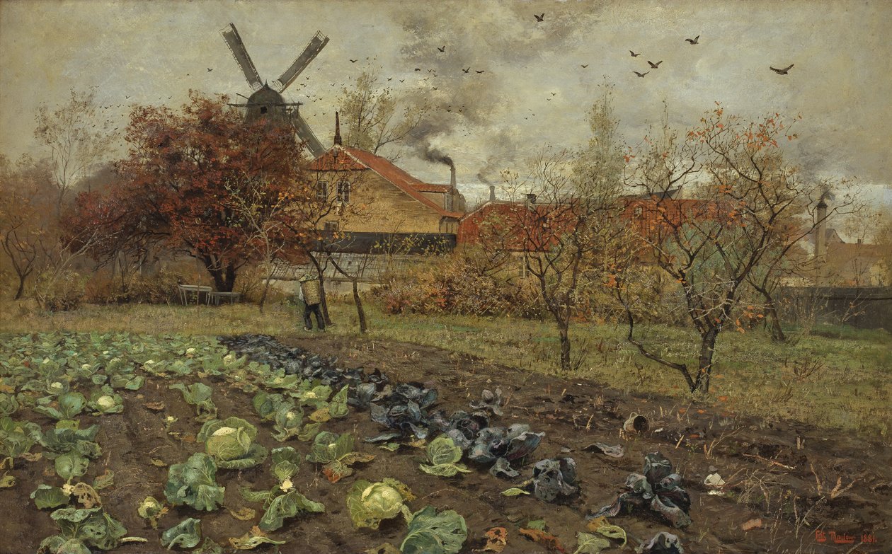 Kilátás Amerikavejre Koppenhágában alkotó: Frits Thaulow