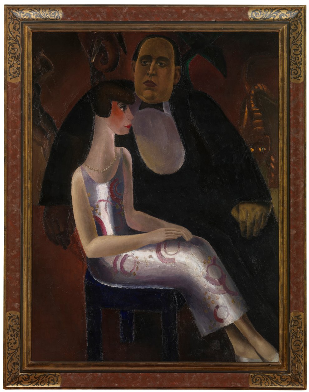 Paul-Gustave Van Hecke és felesége, Norine portréja alkotó: Frits van den Berghe