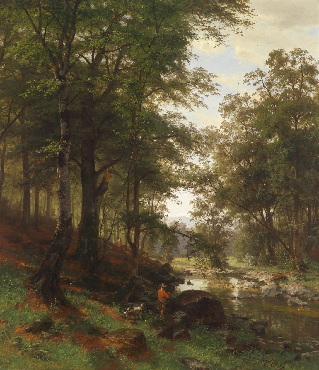 Idill Buchenwaldban alkotó: Fritz Ebel